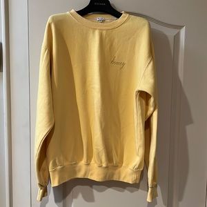 John Galt x Brandy Melville M HONEY sweatshirt